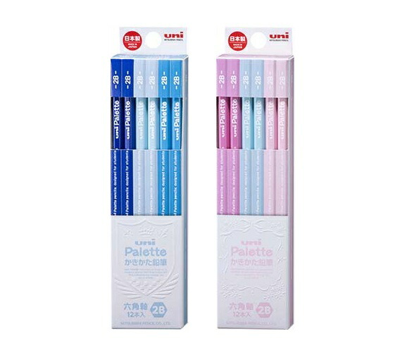 楽天市場】三菱鉛筆 ユニパレット かきかた鉛筆5560/5561N (B/2B/4B/6B