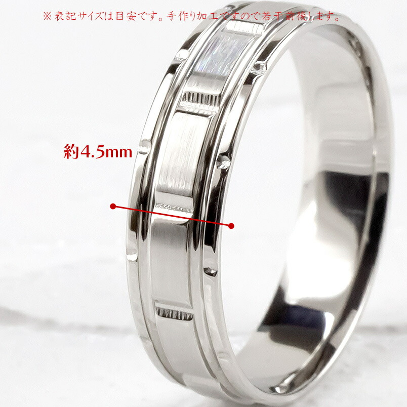楽天市場】純プラチナ メンズ リング 指輪 鍛造 プラチナ999 pt999