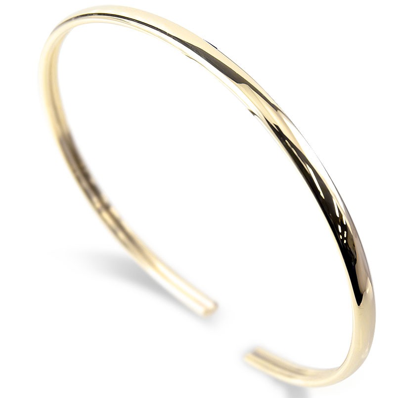 楽天市場】18金 バングル ブレスレット イエローゴールドk18 地金 ユニ