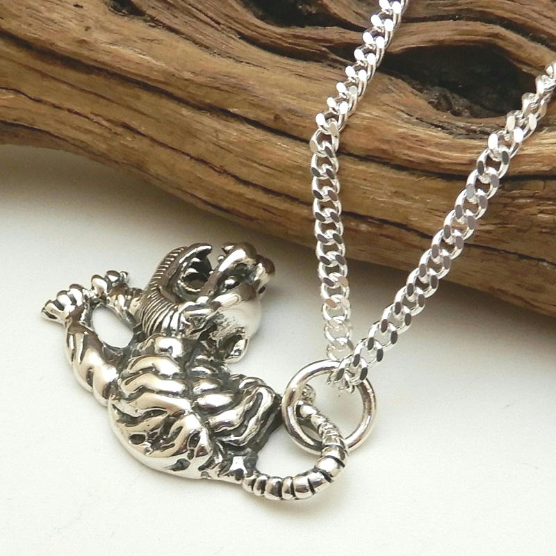 楽天市場】ヘッドのみ メンズ ネックレス シルバー タイガー 虎 トラ