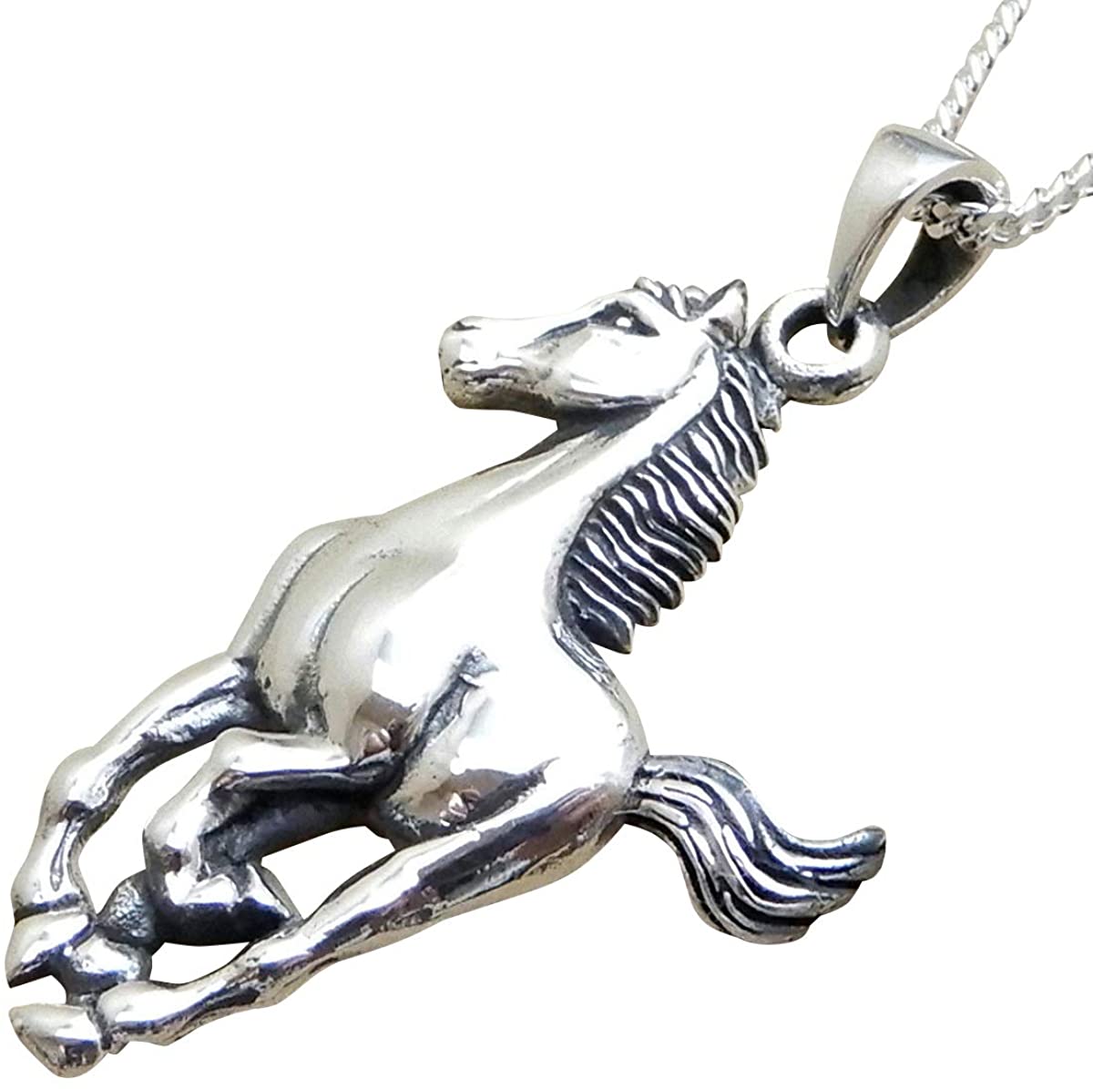 夜織様買付 ホース 馬 ベル シルバー925 ネックレス 夜織様買付 ホース