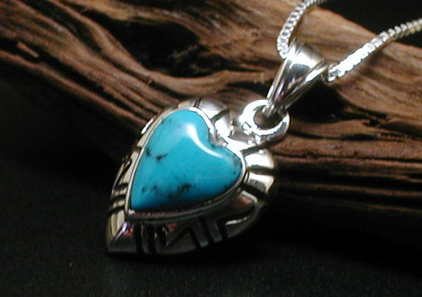 楽天市場】ハート型 ターコイズ ネックレス メンズ シルバーネックレス
