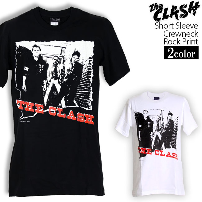 楽天市場】]The Clash Tシャツ ザ・クラッシュ ロックTシャツ バンドT