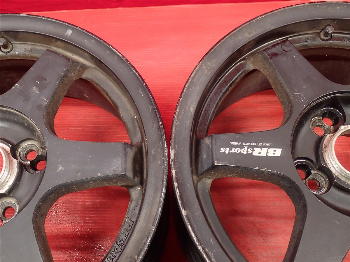 楽天市場】ブラックレーシング BR sports 1P 6.5Jx15 +45 4/100 114.3