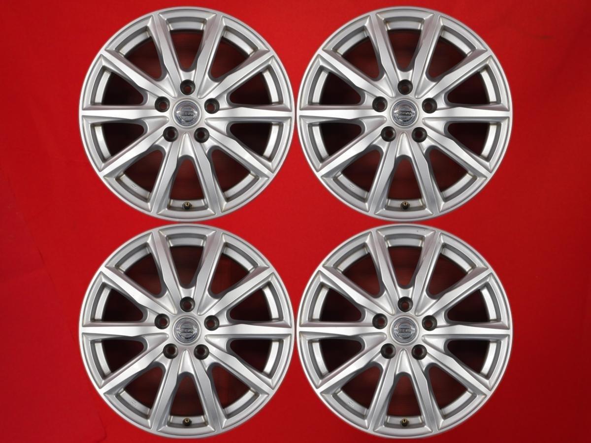 楽天市場】ニッサン 純正10本スポーク 7Jx17 +45 5/114.3 シルバー