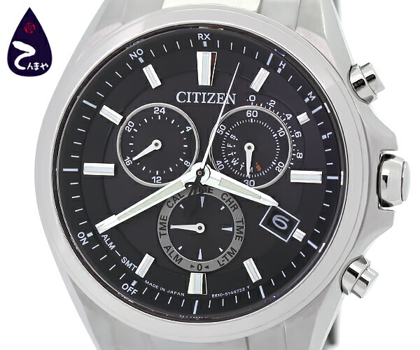 楽天市場】シチズンアテッサ エコドライブ クロノグラフAT3050-51E