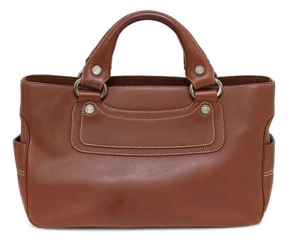 楽天市場】CELINE(セリーヌ)レザー：ブラウンブギーバッグ