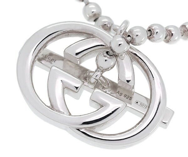 楽天市場】GUCCI(グッチ)インターロッキングG GGロゴシルバー