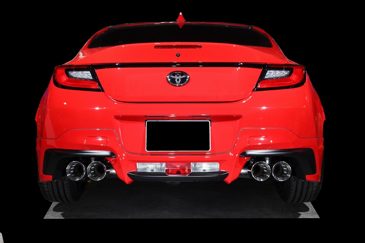 楽天市場】スリーキャッツ ZN8 GR86 100Φ真円 4本出し ストレート