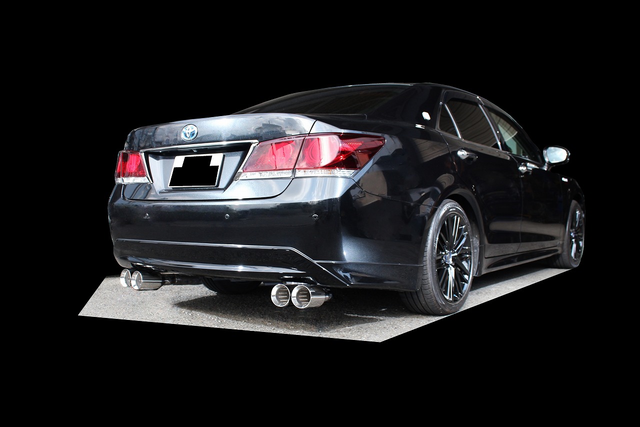 楽天市場】スリーキャッツ GRS211 210クラウン 4WD 100Φ真円 4本出し