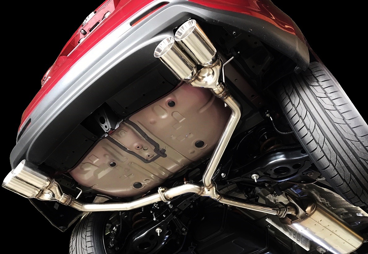 楽天市場】スリーキャッツ ZSU60W 60ハリアー 100Φ真円 4本出し