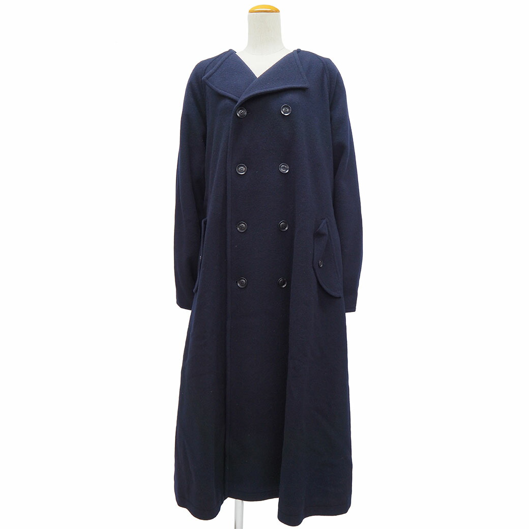 楽天市場】ワイズ ヨウジヤマモト ウール ロングコート ネイビー YV