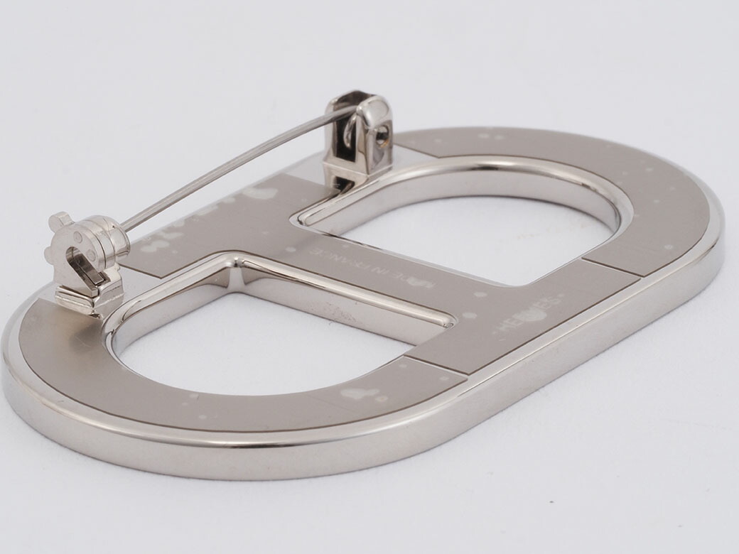 楽天市場】エルメス HERMES ブローチ シェーヌダンクル ブラック 黒