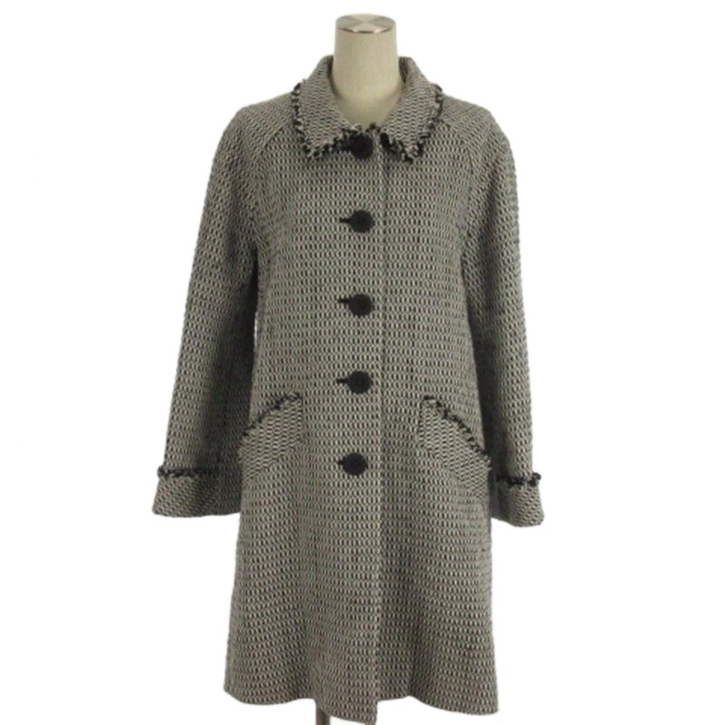 Rene ルネ ノーカラーコート ドット柄 34 楽天市場】rene ルネ コート