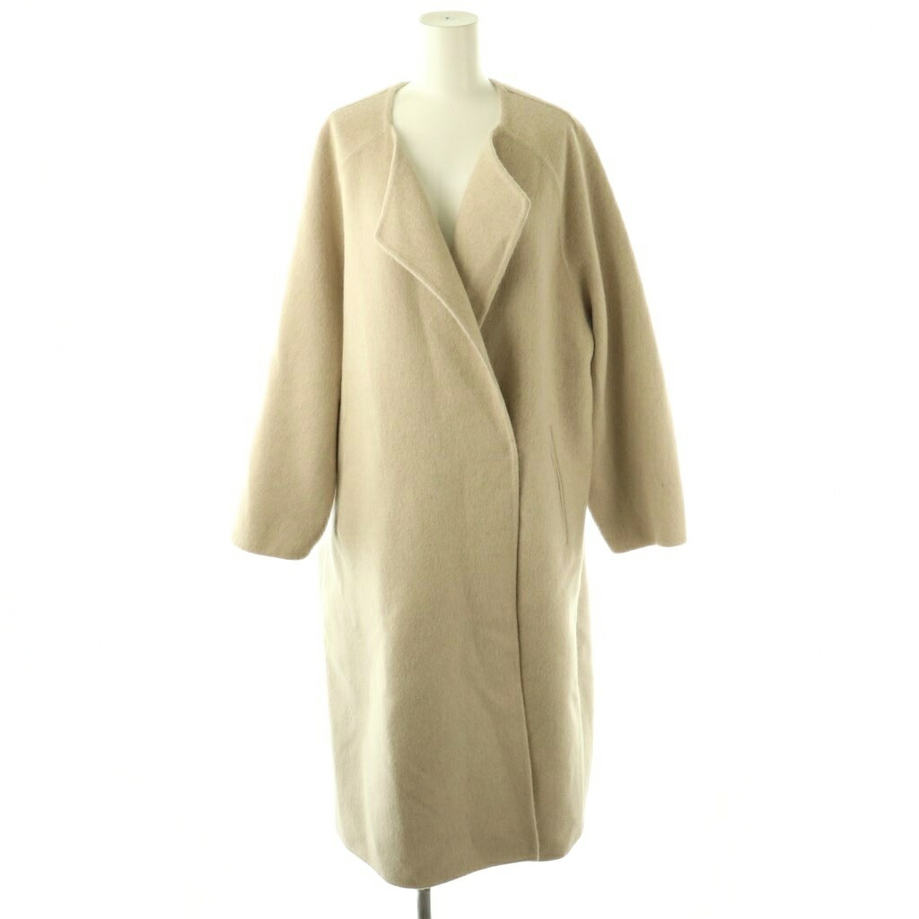 楽天市場】アンゴラ ノーカラーコートの通販