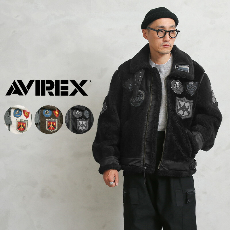 楽天市場】AVIREX アビレックス 7835952038 TOP GUN RETRO BOA B-3