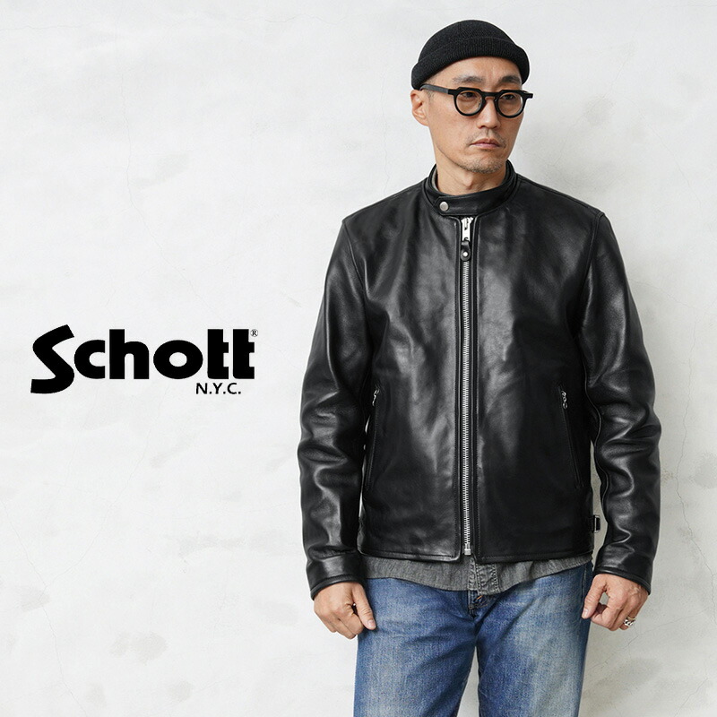 楽天市場】Schott ショット 3111052 SHEEP LEATHER 70'S シングル