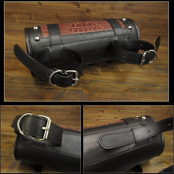 楽天市場】レザーツールバッグ ツールポーチ ツーリング バイク