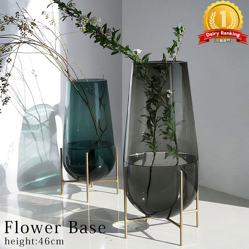 楽天市場】ボヘミアクリスタル 花瓶 35cm 最高級 クリスタルガラス