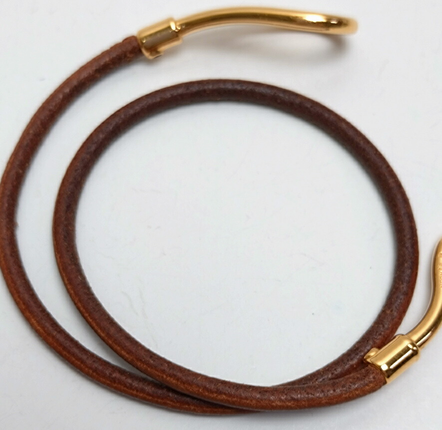 楽天市場】【送料無料】エルメス HERMES ジャンボブレスレット 二重