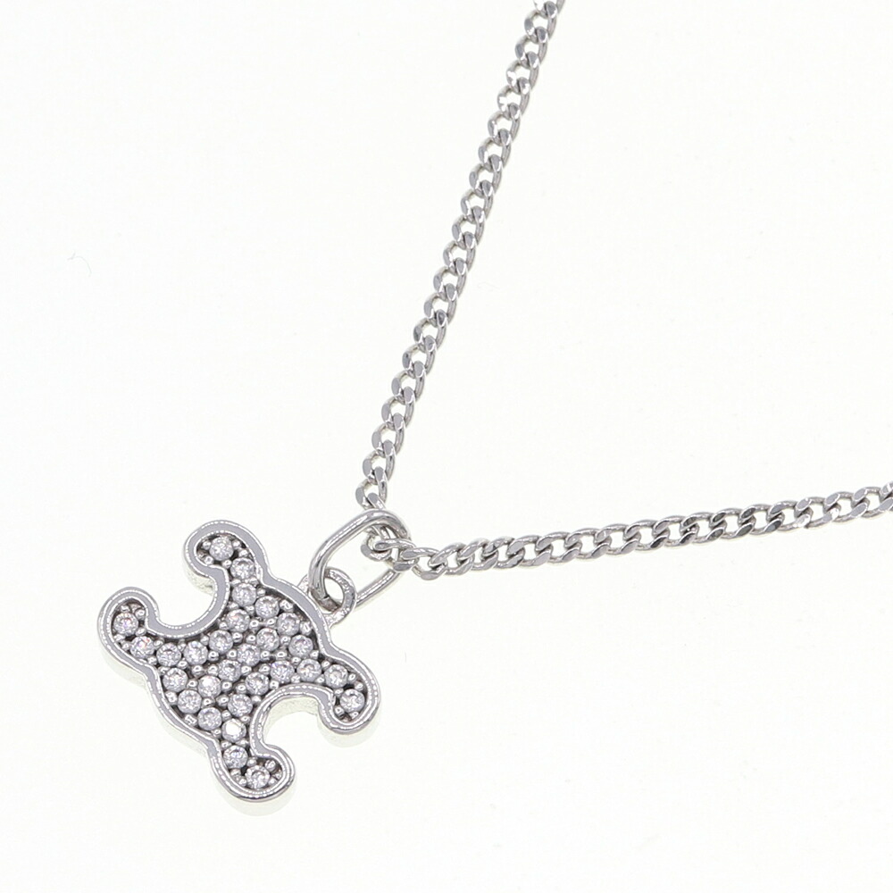 楽天市場】セリーヌ ネックレス トリオンフ ラインストーン ネックレス