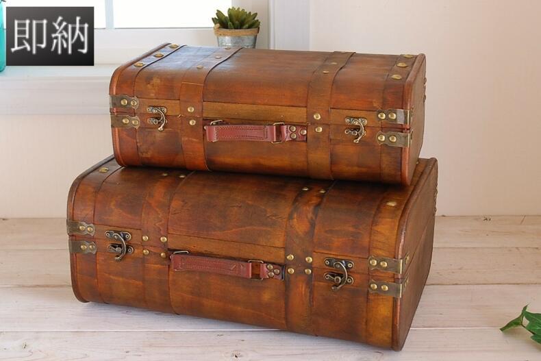 楽天市場】ラスティーアールトランク 2点セット トランク収納 レトロ