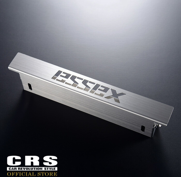 楽天市場】ナンバーステー ESSEXロゴ型抜き ステンレス製□ハイエース