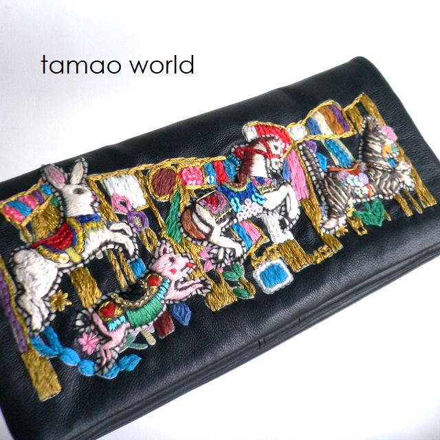 楽天市場】ノベルティ tamao world タマオワールド 長財布 ロング財布
