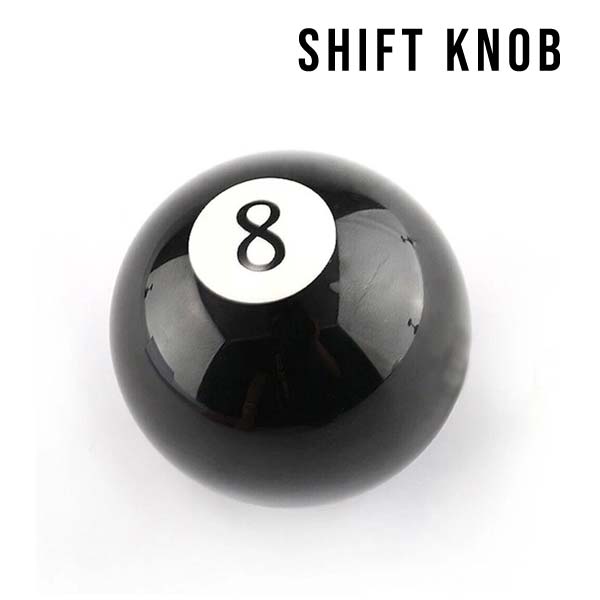 楽天市場】シフトノブ ビリヤード ボール No.8 ブラック 専用