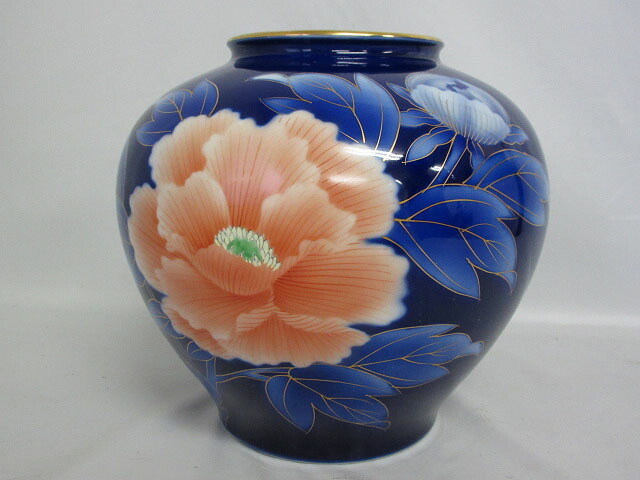 楽天市場】【中古】 深川製磁 宮内庁御用達 花瓶 共箱入り 有田焼 花器