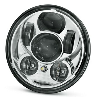 楽天市場】5-3/4インチ・デーメーカーLEDヘッドライト /クローム