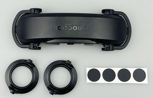 楽天市場】addSound AS-01K ヘルメットスピーカーセット ブラック