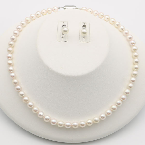 楽天市場】【ショップレヴュー 4.8】 真珠 パール ネックレス あこや