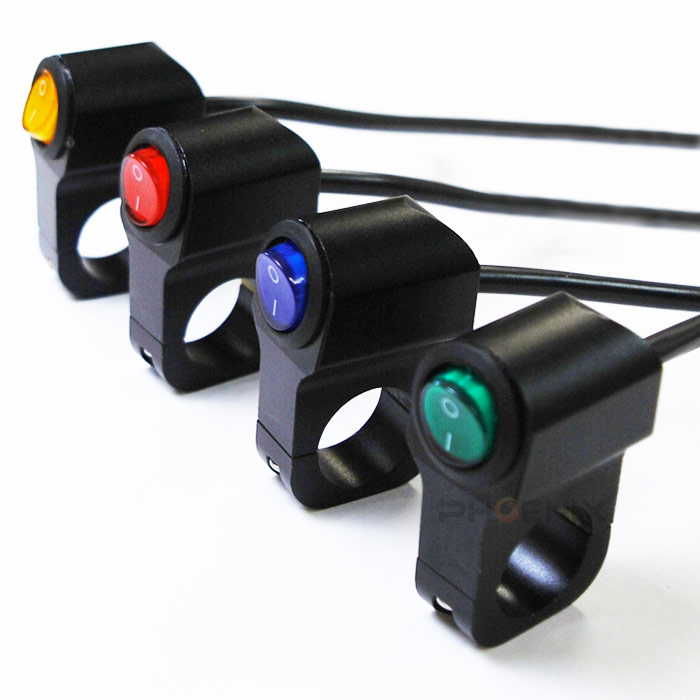 楽天市場】バイク スイッチ ハンドル 防水 内径 22mm 自転車