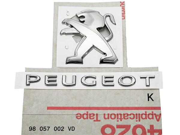 楽天市場】プジョー 純正 308 T9 リアエンブレムセット ライオンマーク