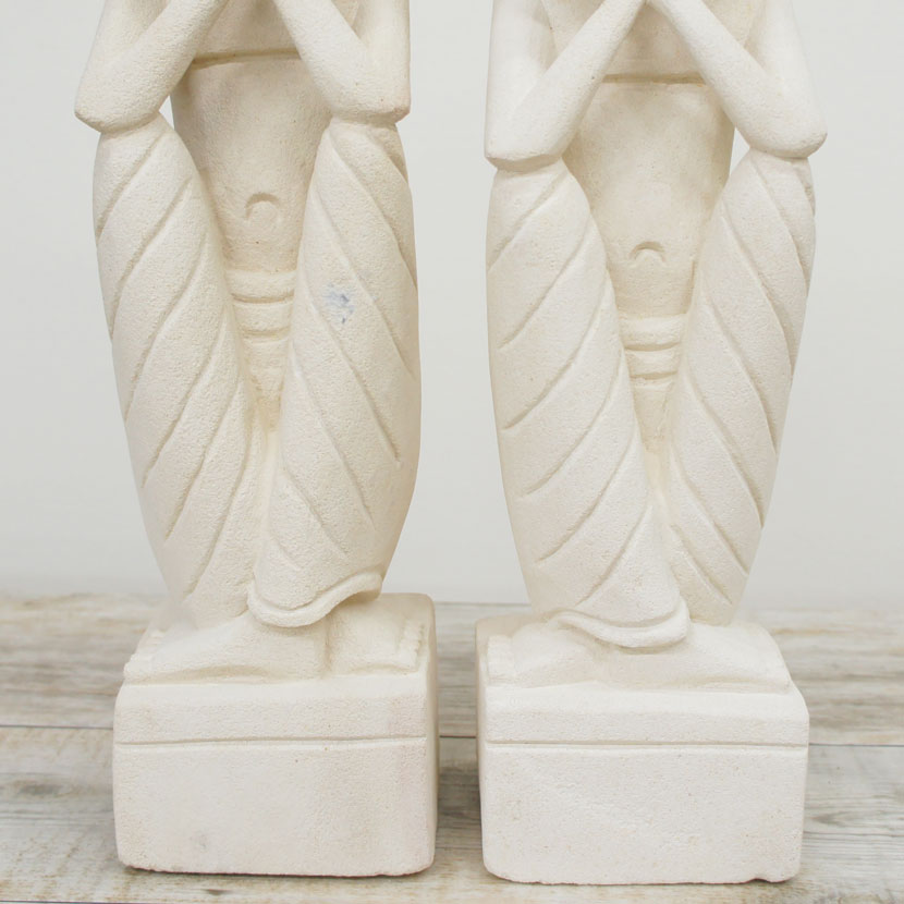 楽天市場】【送料無料！】バリ石像・バリニーズカップルペア・高さ42cm