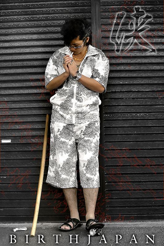 楽天市場】花総柄 半袖セットアップジャージ 半ズボン 短パン ハーフ