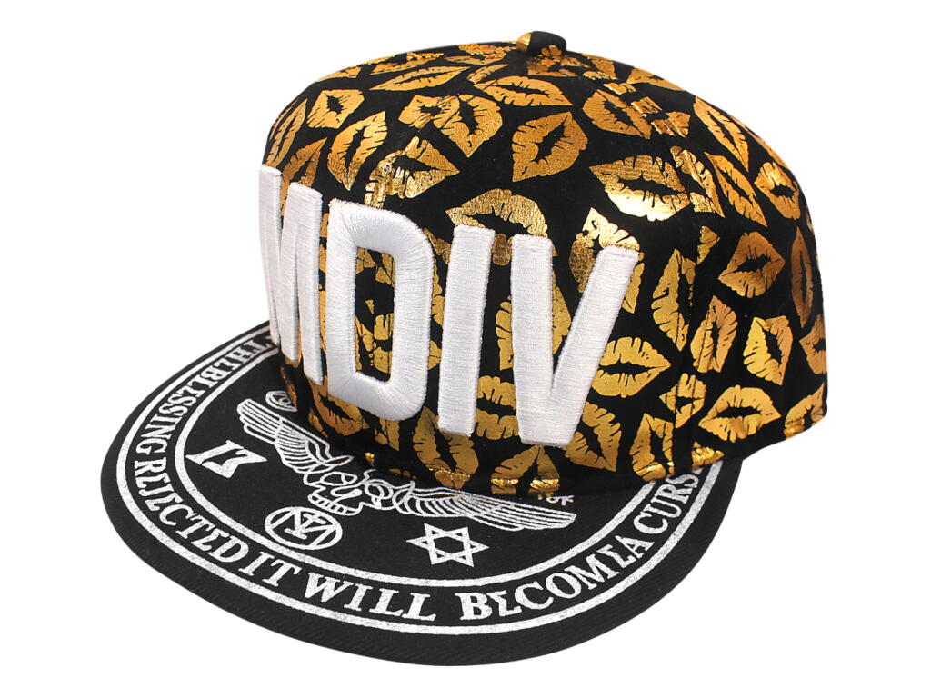 楽天市場】オラオラ系 ヤクザ ヤンキー 帽子86 黒×金 B系&HIPHOP系