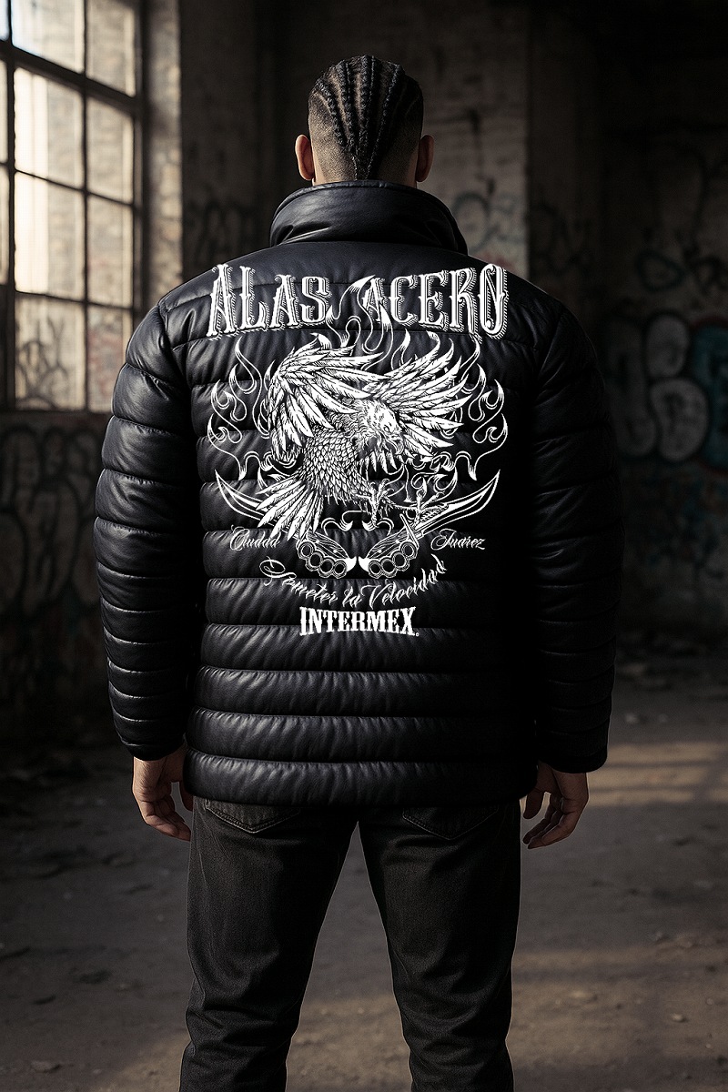 楽天市場】レザー調 中綿ジャケット メンズファッション オラオラ系