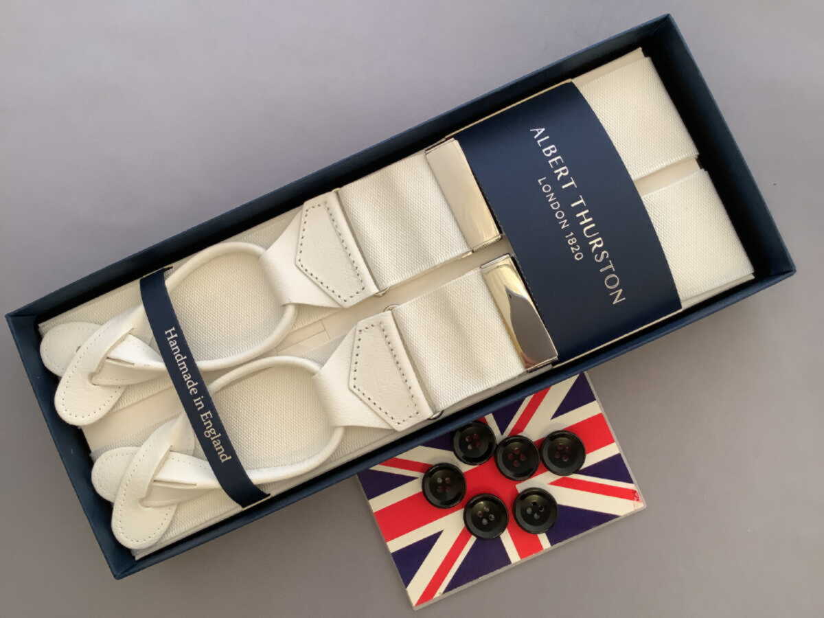 楽天市場】サスペンダー英国製 アルバートサーストン クラシック6