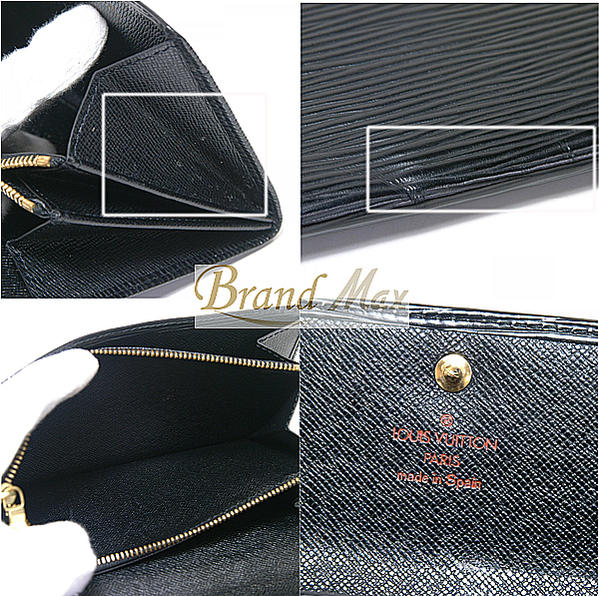 楽天市場】ルイヴィトン エピ 長財布 M63572 旧型 黒 AB級品【中古