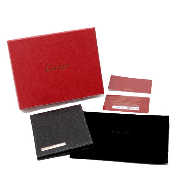 楽天市場】カルティエ Cartier サントスドゥカルティエ 二つ折り財布