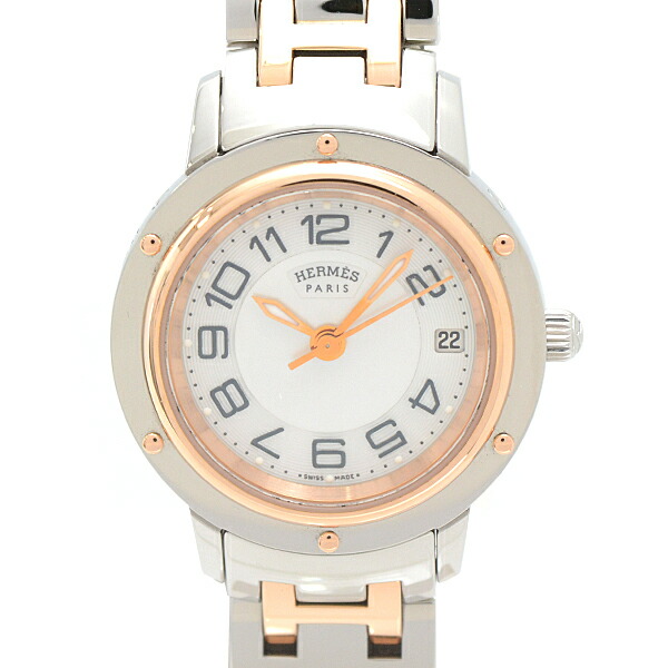 楽天市場】エルメス 腕時計 レディース クリッパー ナクレ クラシック
