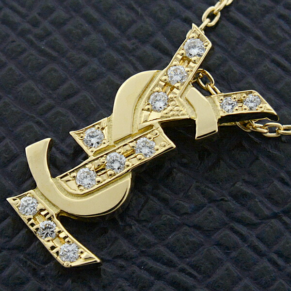 楽天市場】イヴサンローラン ネックレス レディース YSLロゴ