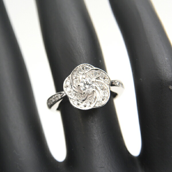 楽天市場】ジュエリーマキ 指輪 レディース カメリアダイヤモンド