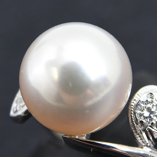 楽天市場】ミキモト 指輪 レディース 1Pパール ダイヤリング 9号 8.6mm