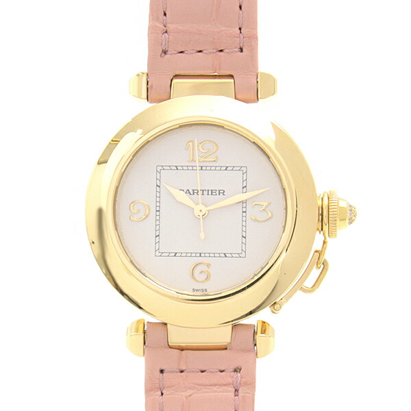楽天市場】カルティエ 時計 レディース パシャ32 ピンクダイヤグリッド