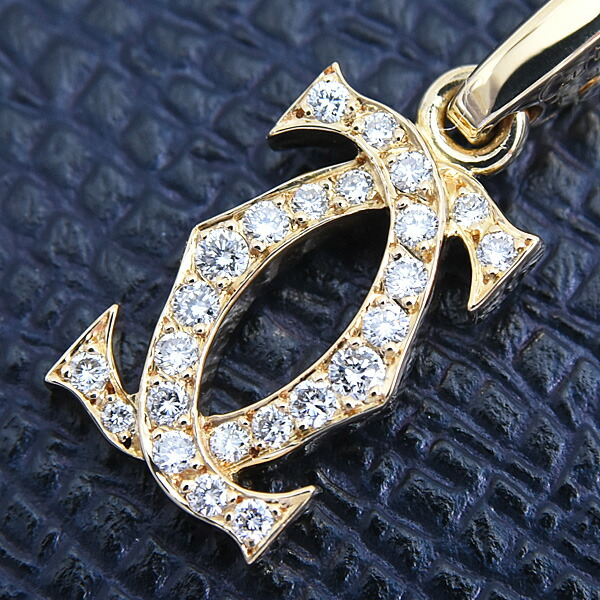 楽天市場】カルティエ ペンダント レディース 2C ダイヤ チャーム