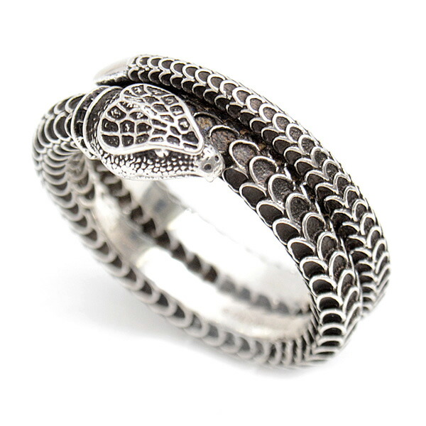 楽天市場】グッチ 指輪 メンズ ガーデンスネーク リング 22号 実寸21号