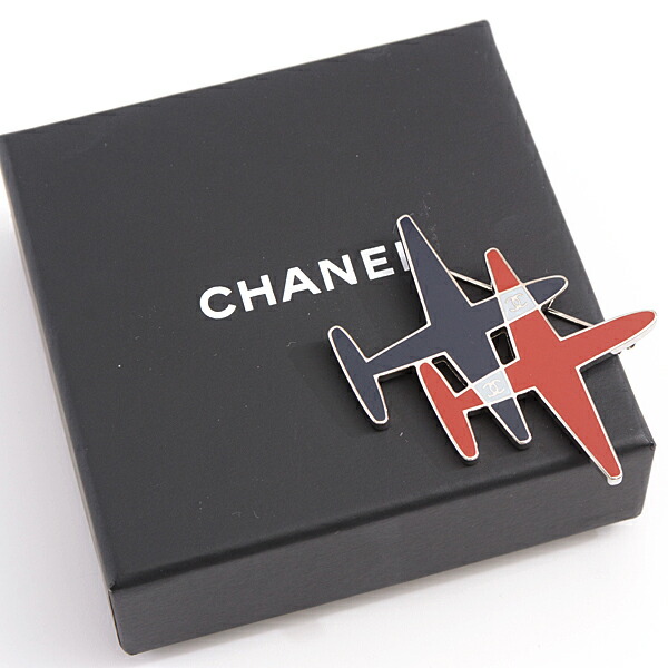 楽天市場】シャネル CHANEL エアライン 飛行機デザイン ブローチ
